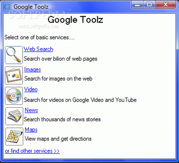 Google Toolz screenshot