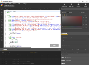 Google Web Designer screenshot 7