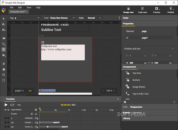 Google Web Designer screenshot 9