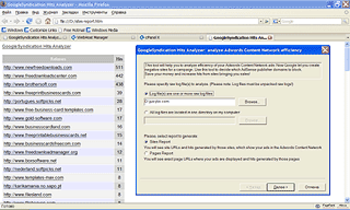 GoogleSyndication Hits Analyzer screenshot 3