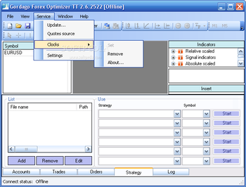 Gordago Forex Optimizer TT screenshot 3