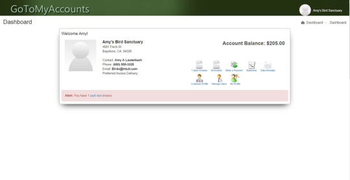 GoToMyAccounts.com screenshot 2