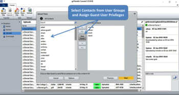 goTransfer Managed File Transfer  screenshot