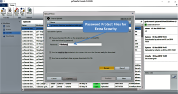 goTransfer Managed File Transfer  screenshot 2