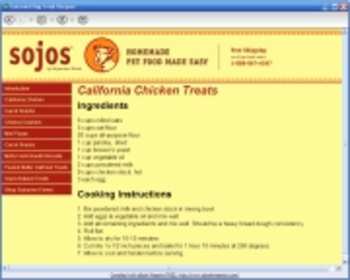 Gourmet Dog Treat Cookbook screenshot