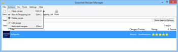 Gourmet Recipe Manager screenshot 6