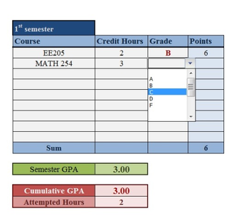 GPA Calculator screenshot 2