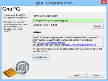 gpg4o screenshot