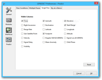 GPREDICT screenshot 35