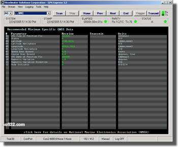 GPS Express screenshot