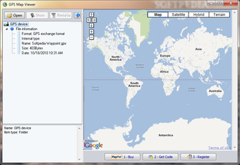 GPS Map Viewer screenshot