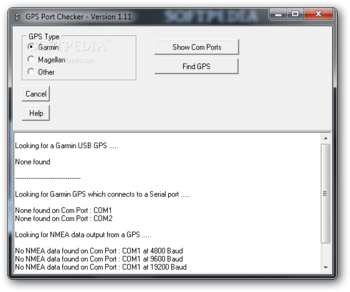 GPS Port Checker screenshot