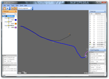 GPS Track Editor screenshot