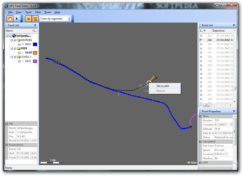 GPS Track Editor screenshot 2
