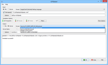 GPSBabel screenshot 5
