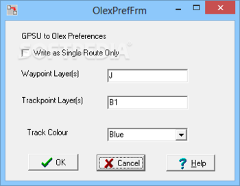 GPSU Olex File Converter screenshot 2