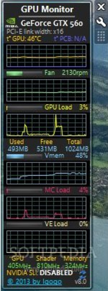 GPU Monitor screenshot