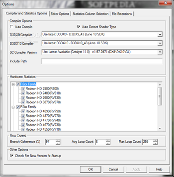 GPU ShaderAnalyzer screenshot 2