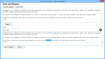 GR Find And Replace screenshot