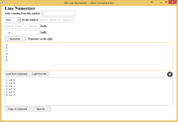 GR Line Numerizer screenshot
