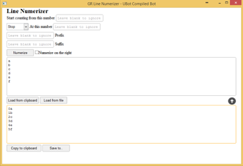 GR Line Numerizer screenshot 2