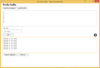 GR Prefix Suffix screenshot
