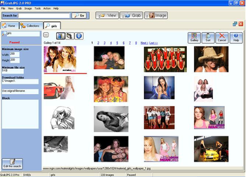 GrabJPG screenshot 2
