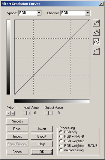 Gradation Curves screenshot