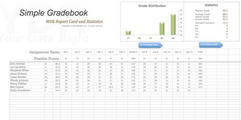 Grade Book with Report Cards screenshot