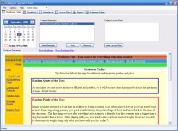 Gradeway Teachers Suite screenshot