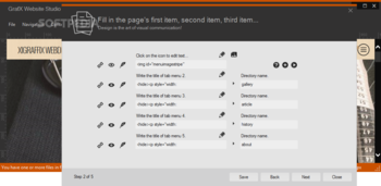 GrafX Website Studio screenshot 4