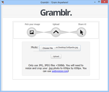 Gramblr screenshot