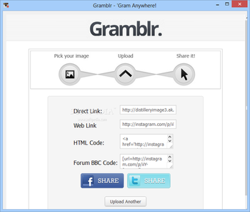 Gramblr screenshot 2