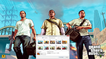 Grand Theft Auto V Windows 7 Theme screenshot