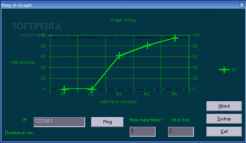 Graph-A-Ping screenshot