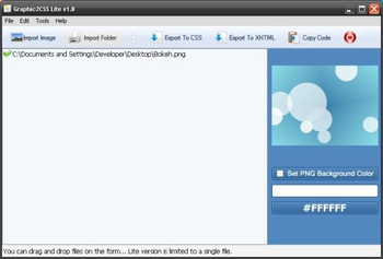Graphic2CSS Lite screenshot 2