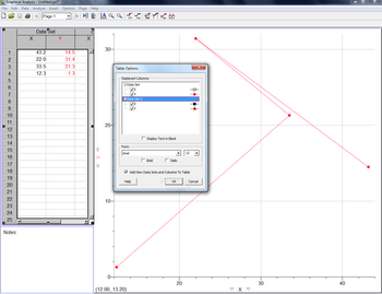 Graphical Analysis screenshot 2