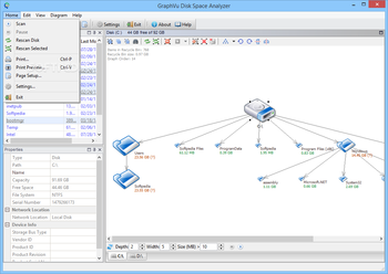 GraphVu Disk Space Analyzer screenshot 2