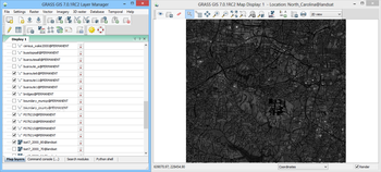 GRASS GIS screenshot