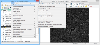 GRASS GIS screenshot 10