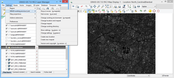 GRASS GIS screenshot 8