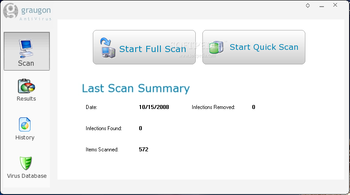 Graugon AntiVirus screenshot