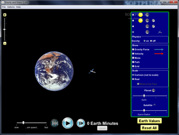 Gravity and Orbits screenshot
