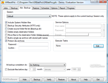 GRBackPro - Professional Backup screenshot 4
