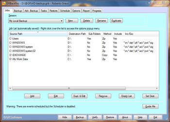 GRBackPro - Professional Backup screenshot 8