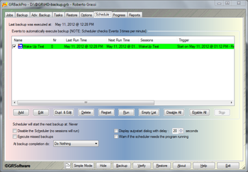 GRBackPro Server Backup x64 screenshot 2