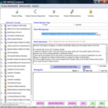 GRE Writing Conqueror screenshot