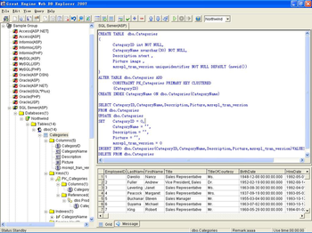 Great Engine Web DB Browser 2007 screenshot 2