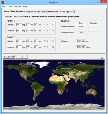 GreatCirc screenshot
