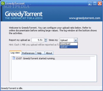 GreedyTorrent screenshot